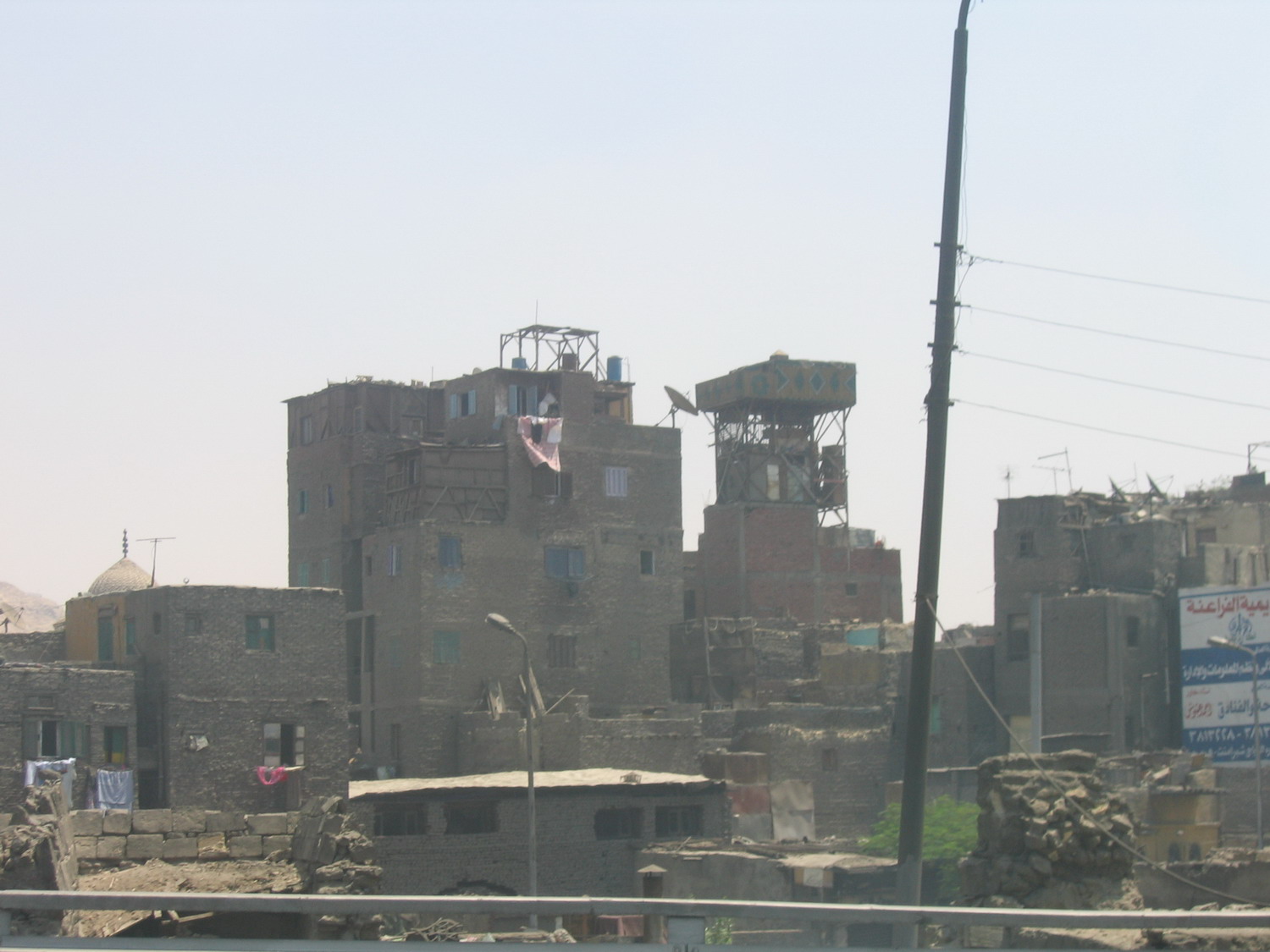Районы жилья низкого качества в Каире (Египет)
