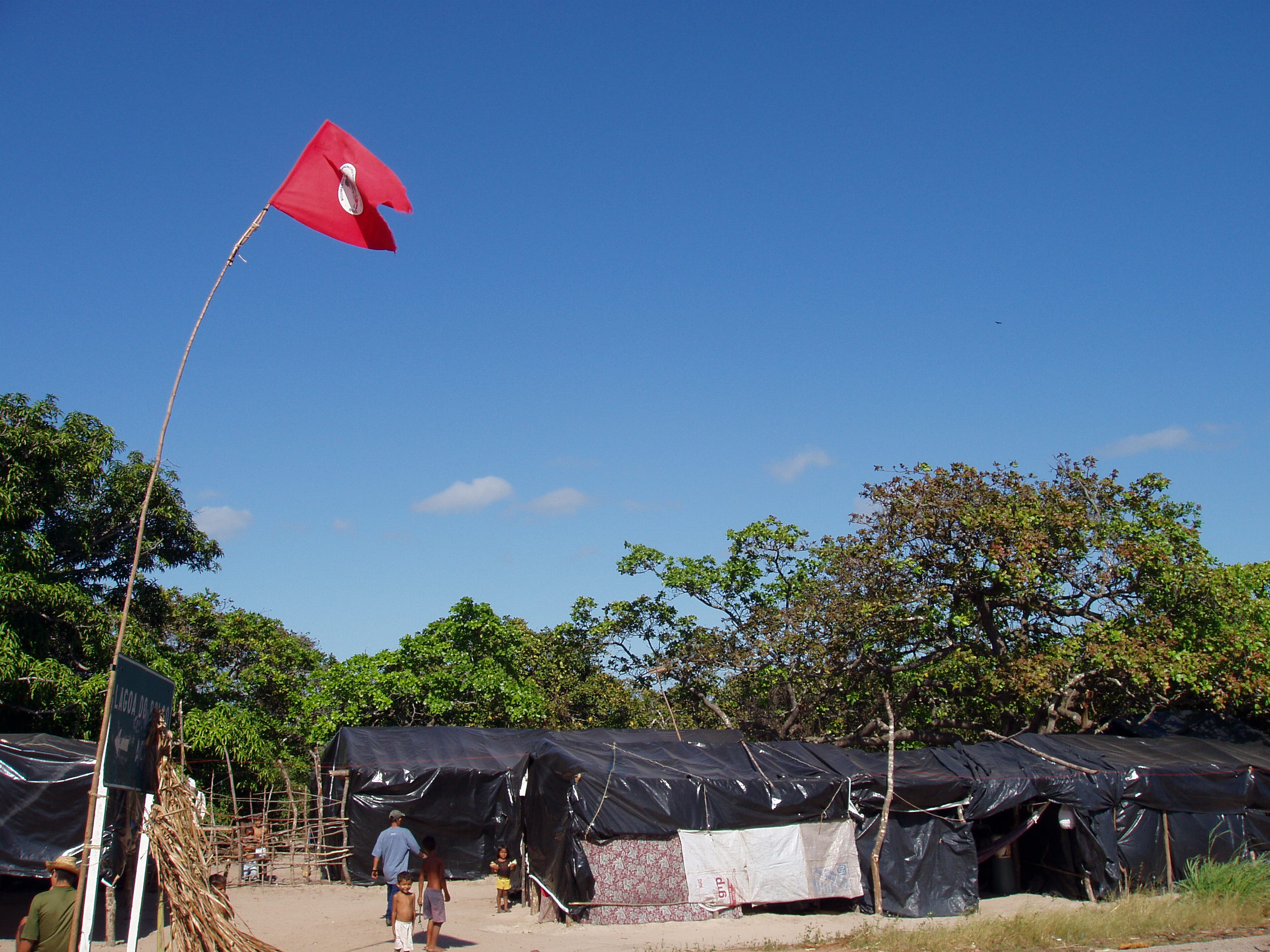 Бразилиа. Лагерь безземельных крестьян